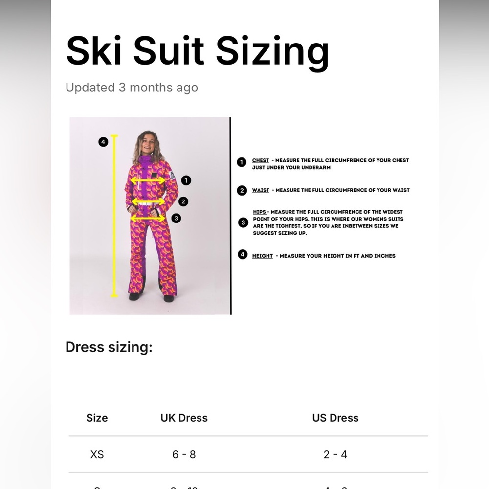 OOSC Stardust Womens All in One Ski Suit, Size
XS | Red and White Retro Ski - Picture 13 of 14